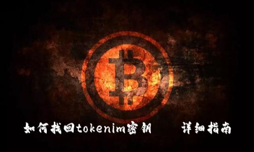 如何找回tokenim密鑰——詳細指南