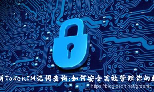 全面解析TokenIM記詞查詢：如何安全高效管理你的數字資產